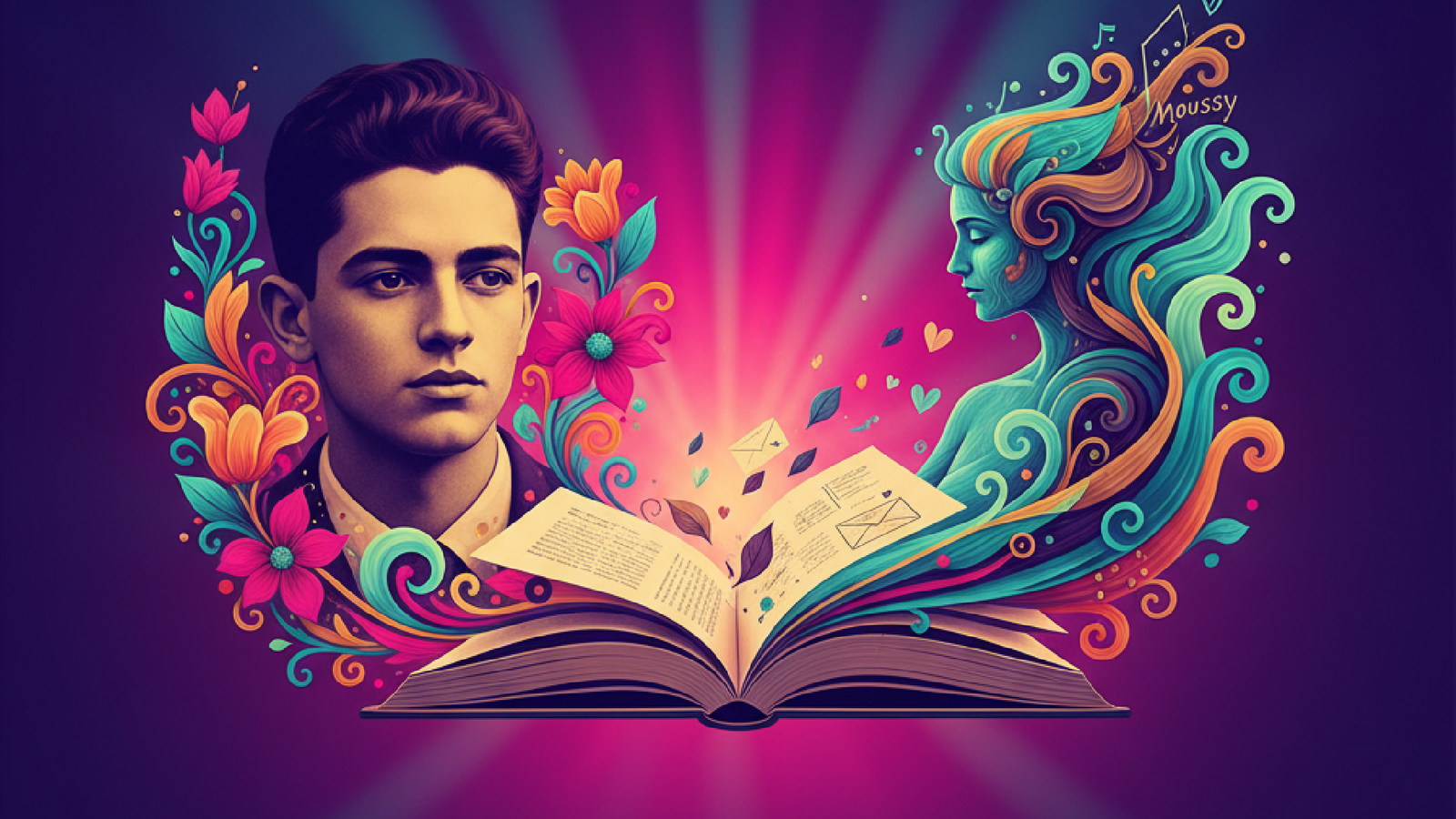 Imagem ilustrativa sobre 'Moussy' e 'Flor de Belém': livro revela como relacionamentos amorosos marcaram a vida e a obra de M