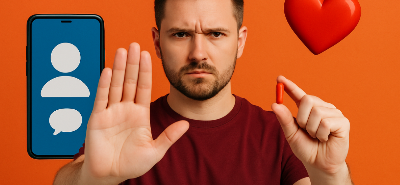 Imagem ilustrativa sobre 7 sinais para reconhecer um red pill nas redes e nos relacionamentos - Terra