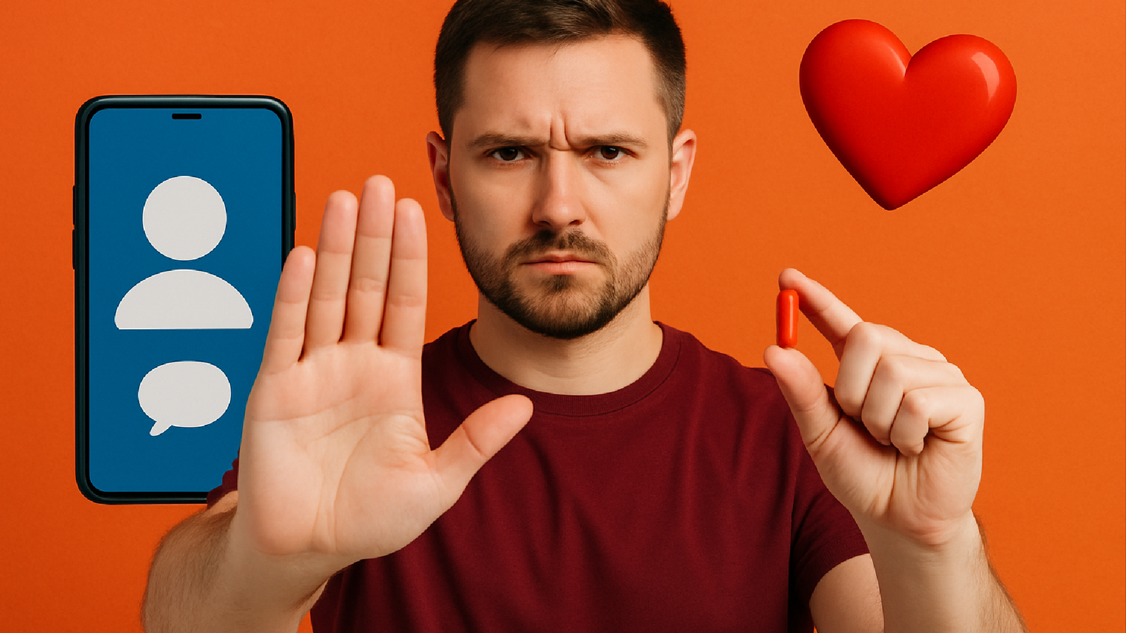 Imagem ilustrativa sobre 7 sinais para reconhecer um red pill nas redes e nos relacionamentos - Terra