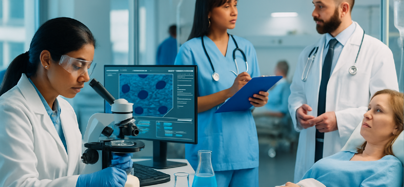 Imagem ilustrativa sobre Como a gestão hospitalar integra pesquisa científica à prática assistencial - Saúde Business