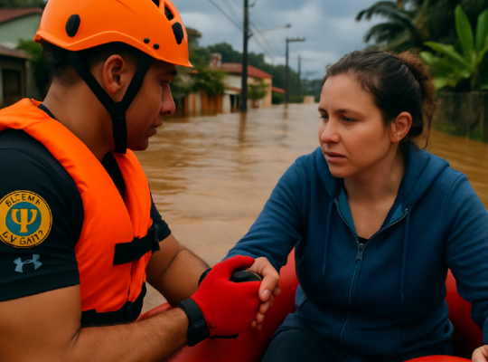 Imagem ilustrativa sobre Informe sobre a atuação do CRP04-MG na Emergência Climática em Juiz de Fora e região