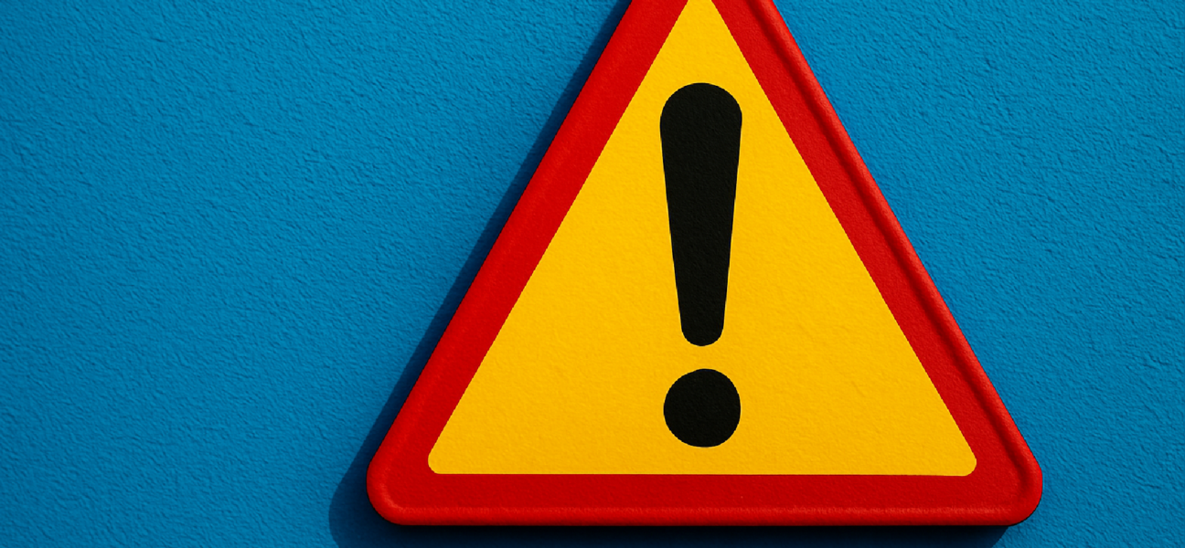 Imagem ilustrativa sobre Aviso!