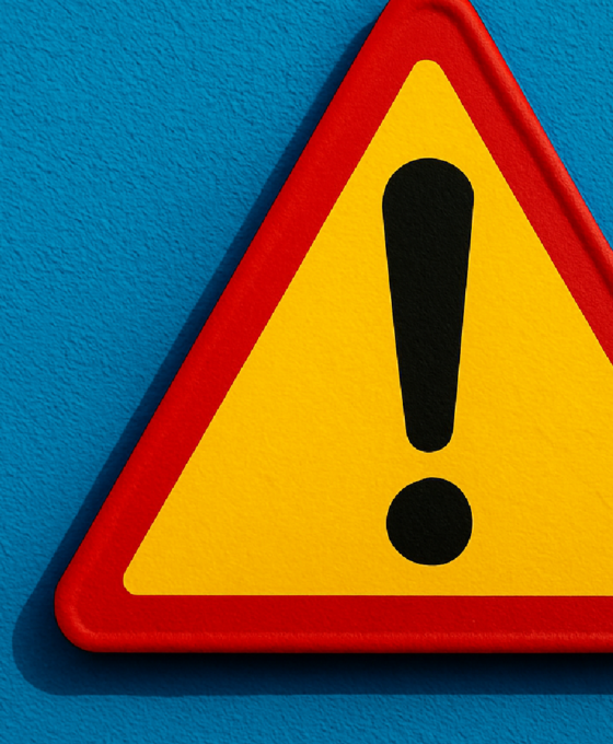 Imagem ilustrativa sobre Aviso!