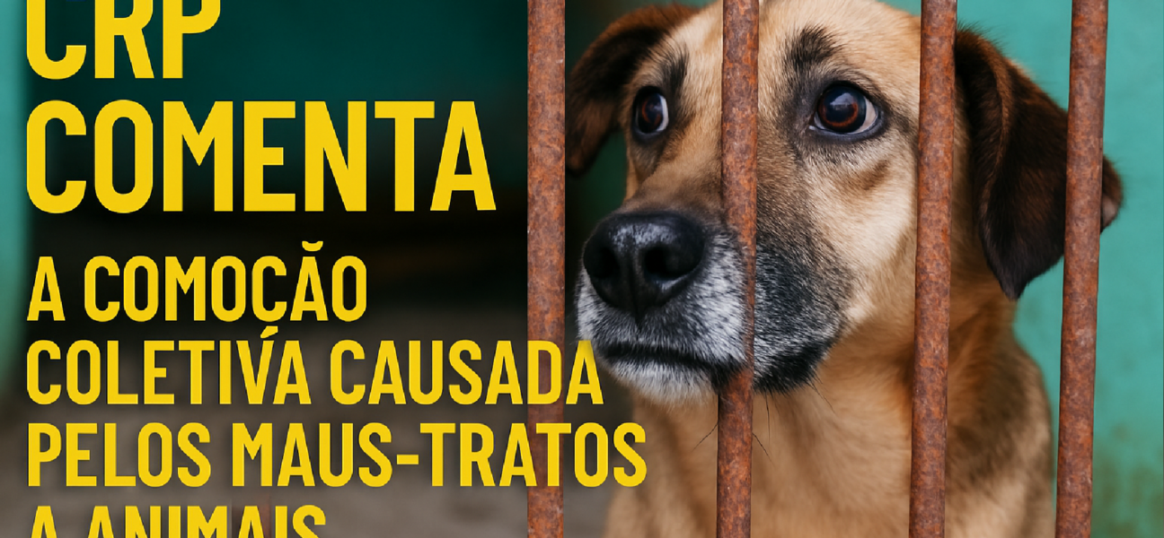 Imagem ilustrativa sobre CRP Comenta: a comoção coletiva causada pelos maus-tratos a animais