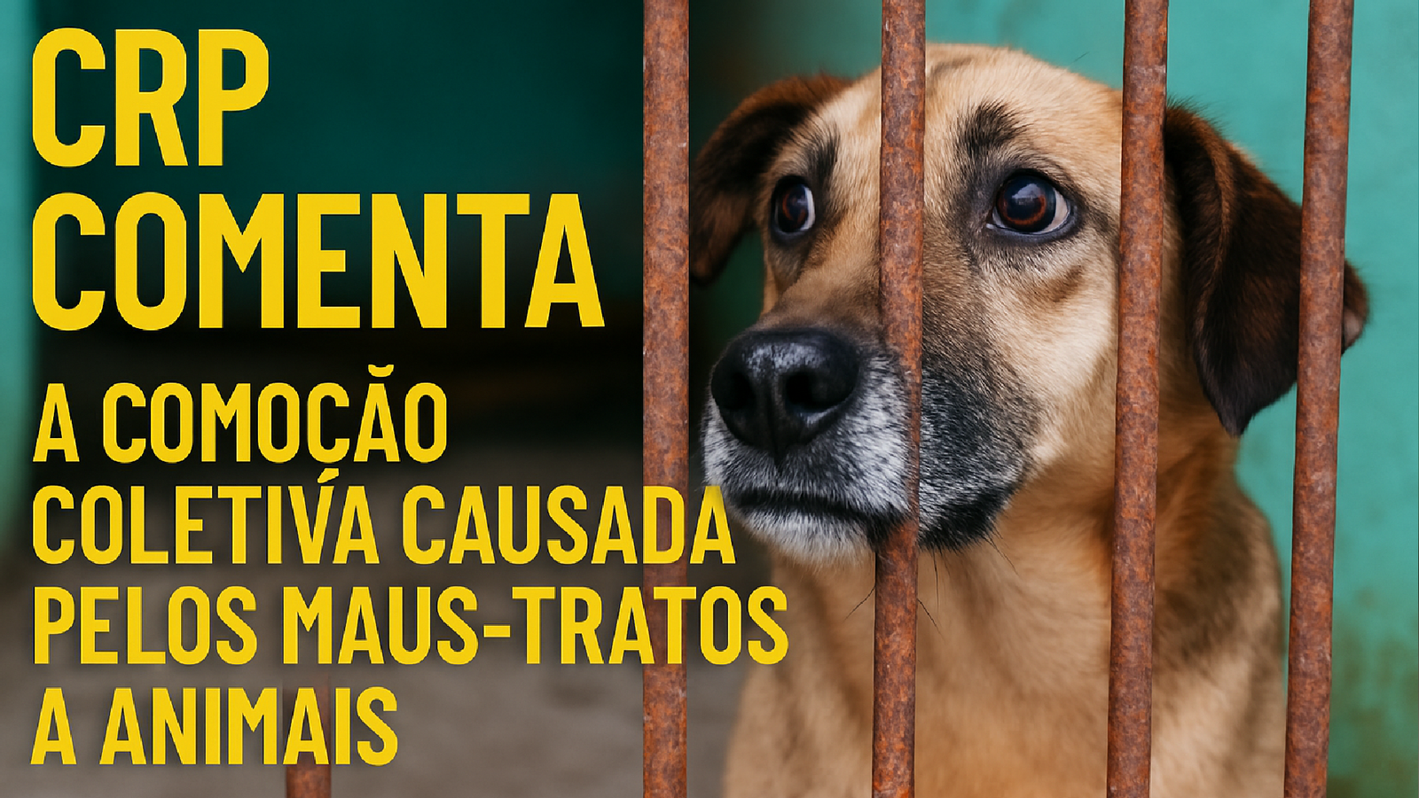 Imagem ilustrativa sobre CRP Comenta: a comoção coletiva causada pelos maus-tratos a animais