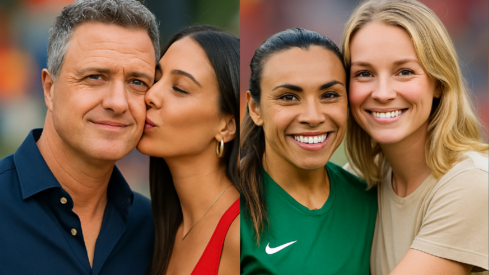 Imagem ilustrativa sobre De Ralf Schumacher a Marta: atletas que vivem relacionamentos sem tabu - diariodopara.com.br
