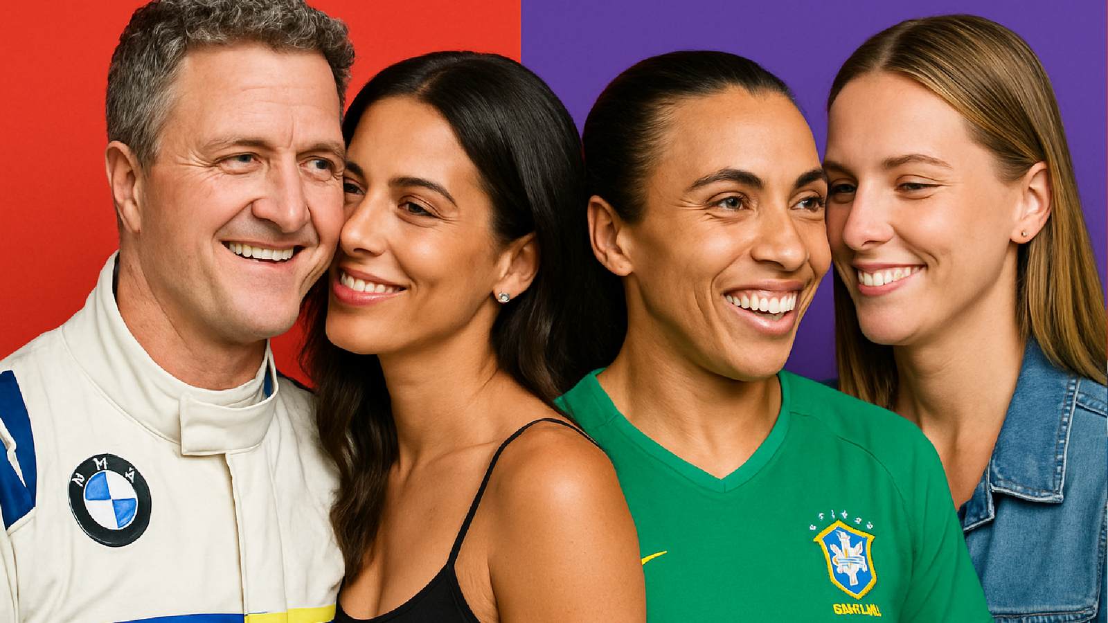 Imagem ilustrativa sobre De Ralf Schumacher a Marta: atletas que vivem relacionamentos sem tabu - diariodopara.com.br