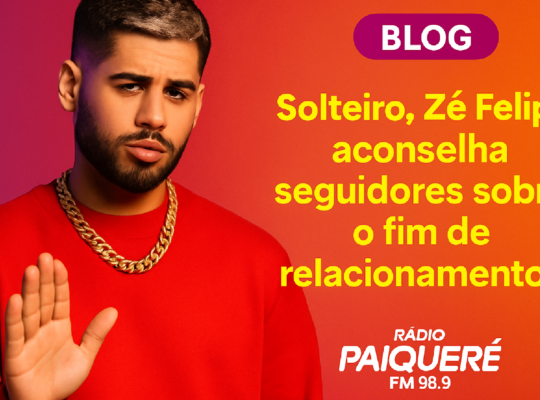 Imagem ilustrativa sobre “Se ame e vaza fora”: Solteiro, Zé Felipe aconselha seguidores sobre o fim de relacionamentos - Rádi