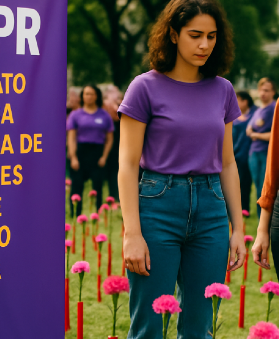 Imagem ilustrativa sobre CRP-PR promove ato em Curitiba em memória de 87 mulheres vítimas de feminicídio no Paraná em 2025