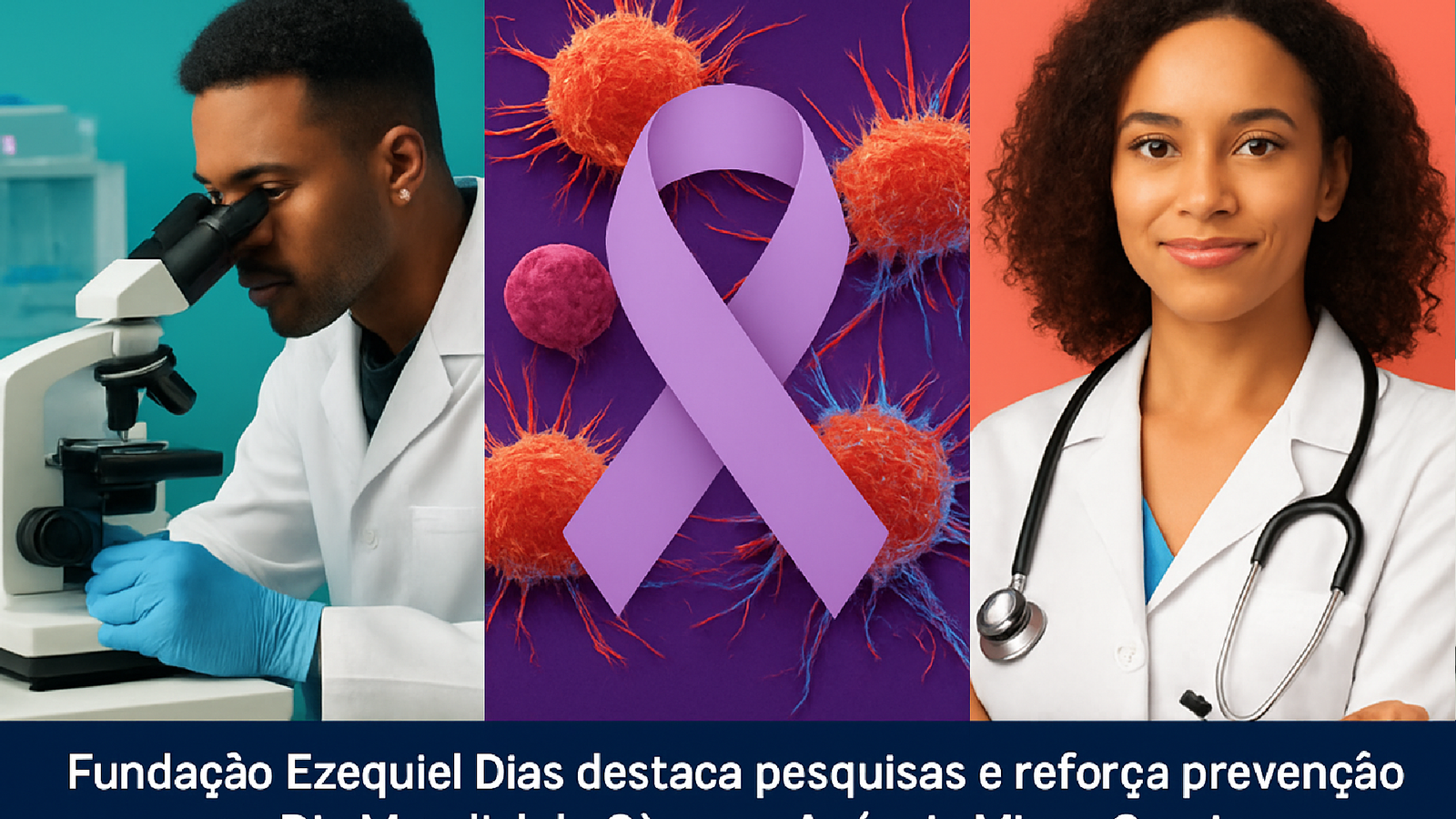Imagem ilustrativa sobre Fundação Ezequiel Dias destaca pesquisas e reforça prevenção no Dia Mundial do Câncer - Agência Mina