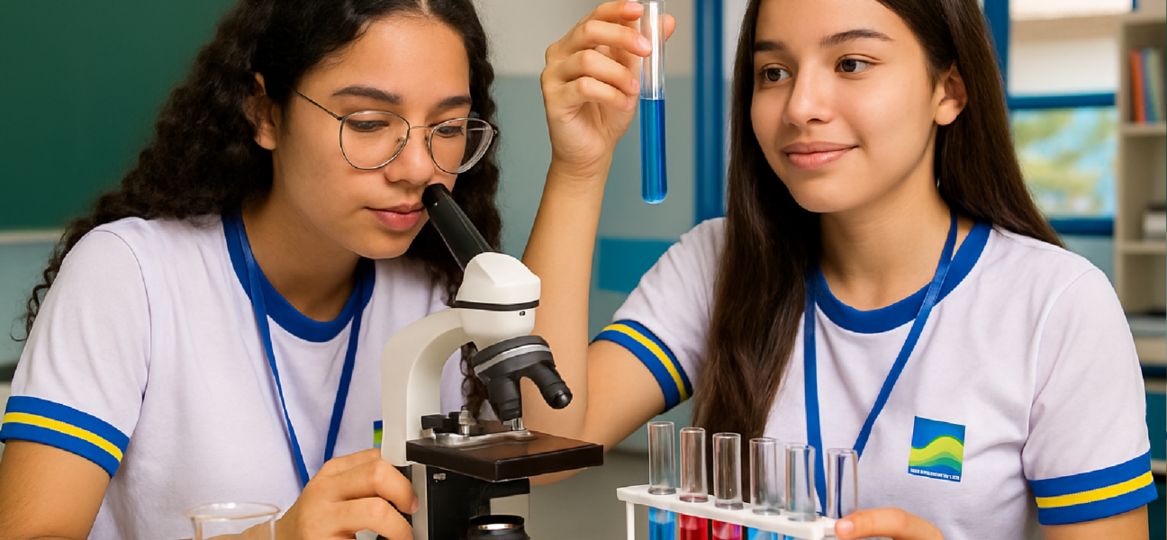 Imagem ilustrativa sobre Meninas estudantes aproximam escolas estaduais do universo da pesquisa científica - Governo de Rorai