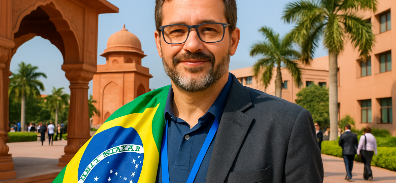 Imagem ilustrativa sobre Professor da UFS representa o Brasil em conferência científica internacional na Índia - Click Sergip