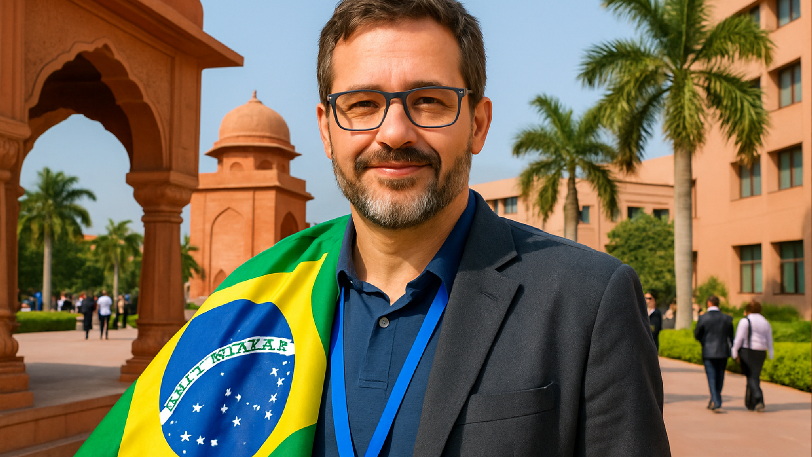 Imagem ilustrativa sobre Professor da UFS representa o Brasil em conferência científica internacional na Índia - Click Sergip